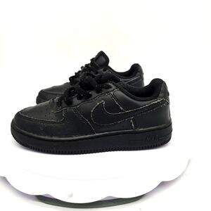 Nike Shoe Youth 13 C Air Force 1 Low Triple Black Sneakers 314193-009